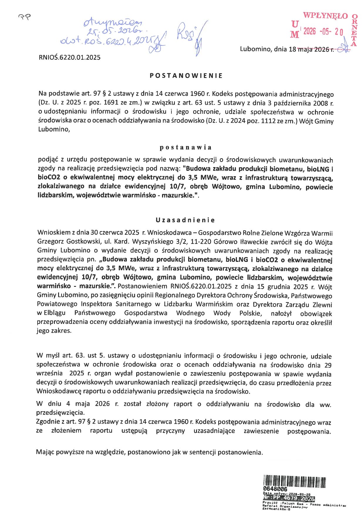 Postanowienie